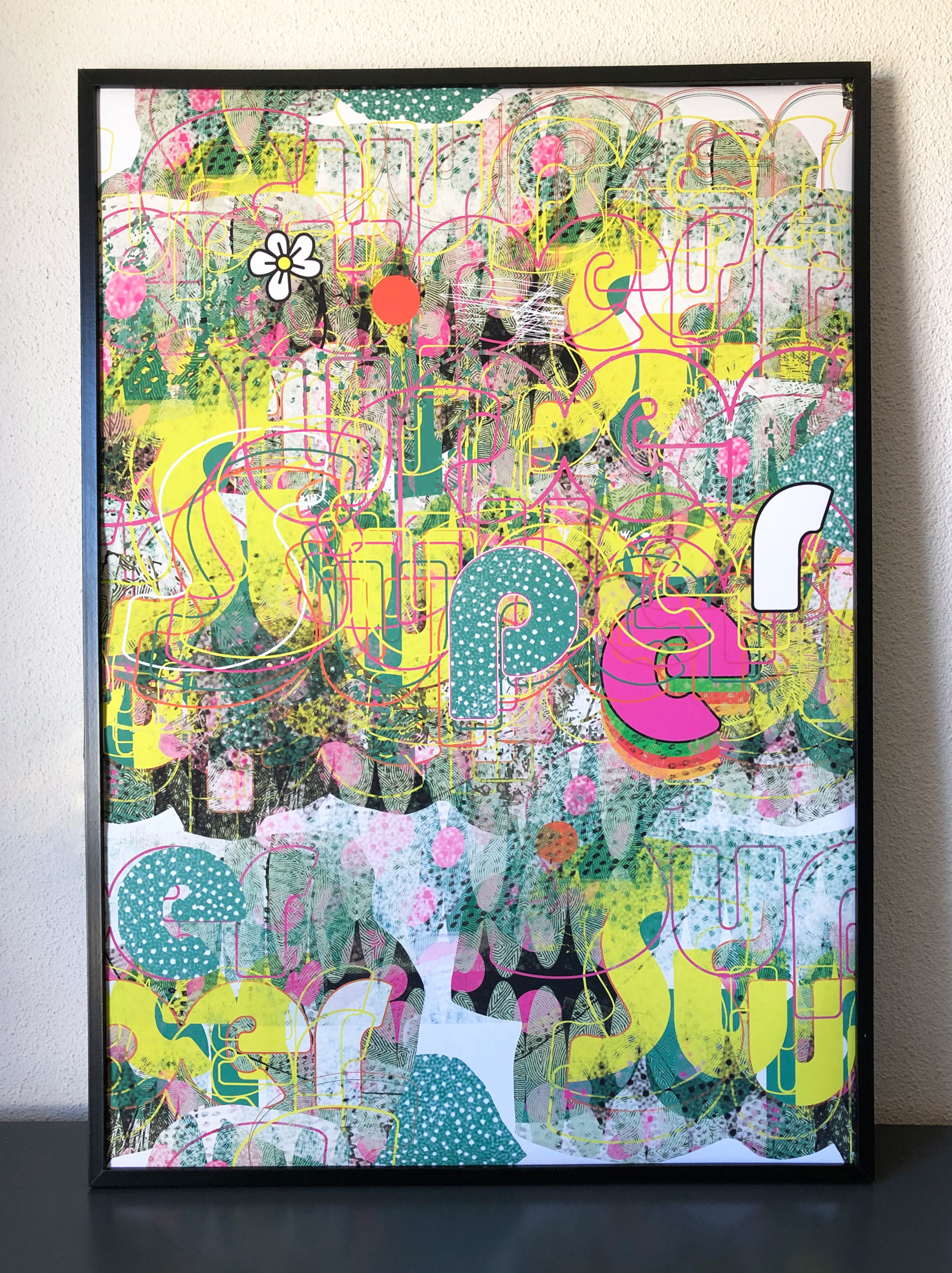 SUPER 3 poster 70_100cm ©valtin marina designbook Montpellier south of France pattern designer graphic designer painter_